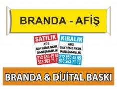 100x100cm Branda Afiş